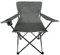 OHS Grey Camping Chair, Folding Chairs Outdoor Lightweight Comfy Foldable Picnic Festival Garden Camping Chairs for Adults Hiking Fishing Sturdy Drinks Cup Holder