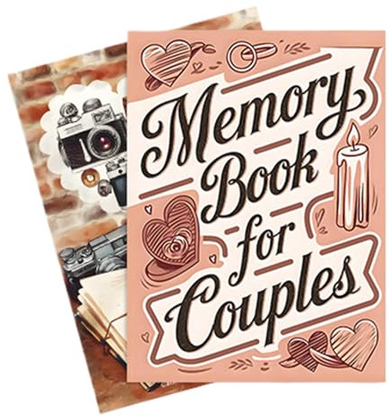 Paarbuch | Liebes-Memoiren-Tagebuch, dicke Liebesmemoiren, Aufzeichnung, Paare, Tagesplaner für Dating, Geburtstag, Flitterwochen, Braut, Hochzeit