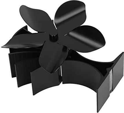 Acouto Herd Lüfter Angetrieben Niedrig ohne Aluminiumlegierung 5 Kamin -Accessoire für Hausanzüge für oder Brennende Herd Fanfireplace Fanwood Fanwood Heat Fanheat Fanheat
