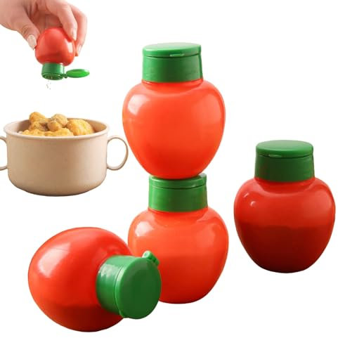 Juego de coctelera para sal y pimienta, coctelera de sal y pimienta, tarros para condimentos, tarros manuales pequeños para cocina para casa, mesa de restaurante, suministros de camping