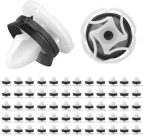 50 Stück Türverkleidung Polsterung Befestigung Clips, OEM 7703077476 | Türverkleidung Befestigungsclips Kompatibel mit Peugeot 308 508 Citroen DS4 Re-Nault Me-Gane 3