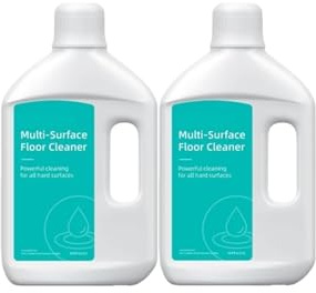 2er-Pack Bodenreinigerflüssigkeit, kompatibel mit Mova P10 Pro Ultra, V50 Ultra, P50 Pro, K30, K30Mix, Bodenreinigungsroboter (1 l).