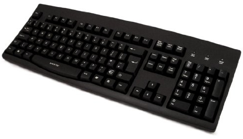 Accuratus 260 - PS2 Full Size Lower Case Professional Keyboard with Full Height Keys