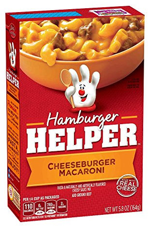 Hamburger Helper Cheeseburger Macaroni, 1er Pack (1 x 164 g)