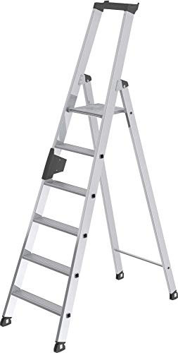 FORMAT 4031405401068 – stufen-stehleiter Alu 6 Stufen mit brñcke