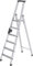 FORMAT 4031405401068 – stufen-stehleiter Alu 6 Stufen mit brñcke
