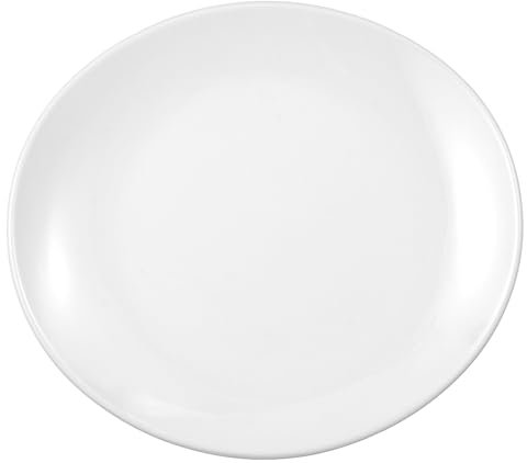25cm Teller oval Modern Life 5195 in Uni / Weiß