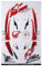 Alpinestars Fahrradkalender Bionic Neck Support SB Graphic Kit rot/schwarz