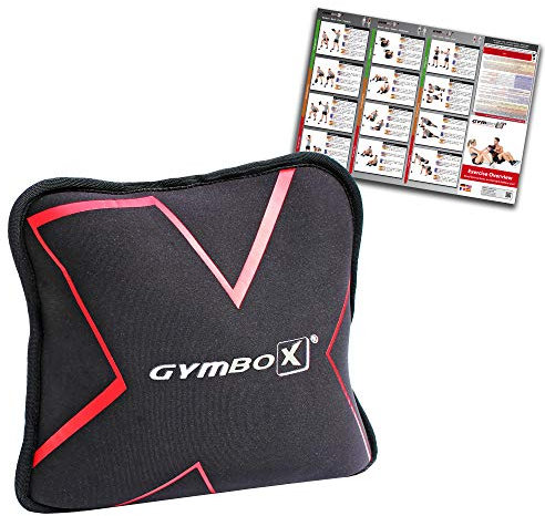GYMBOX Sand-Pad, Trainings-Kissen Gewichtssack 2 4 6 8 10 12 KG, befüllt (15 Kilogramm)