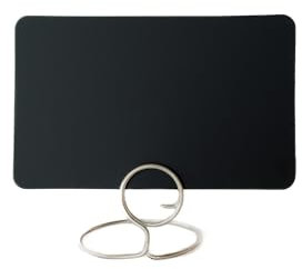 Preisschilder Kreidetafel 55x90 mm - 50 Stück - Schilder zum Beschriften - Wiederverwendbare Preisschilder Etiketten für Shop, Buffet & Gastronomie