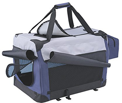 Nobby Traveller PLUS blau / grau L x B x H: 92 x 64 x 64 cm