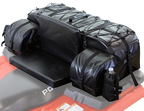 ATV Tek Arch Series Oversized Rack Utility Pack, gepolsterte ATV-Cargotasche, Schwarz