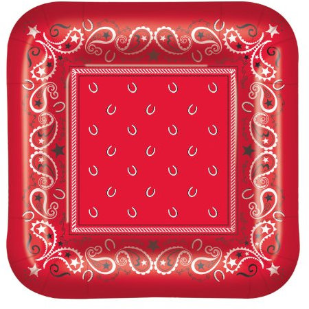 A Beistle Creation - Suministros para fiestas 9 Rojo, Blanco, Negro