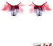 Baci BE622 Cils des Plumes Rouge pourpre