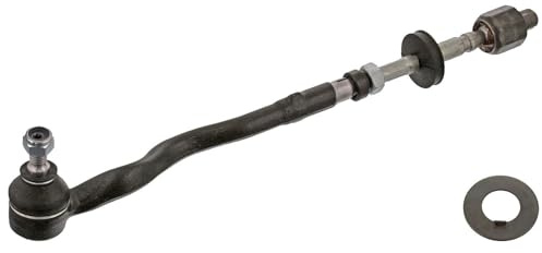 febi bilstein 23923 Spurstange mit Endstück, Sicherungsmutter und Unterlegscheibe, 1 Stück | Kompatibel mit: BMW 3