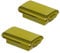 2 x Assecure replacement Gold Chrome battery cover holder for microsoft xbox ...