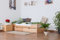 Einzelbett/Funktionsbett Easy Premium Line K1/1n inkl 2 Schubladen und 2 Abdeckblenden, 90 x 200 cm Buche Vollholz massiv Natur