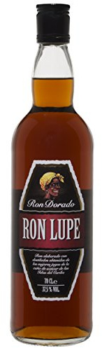 Rum Dorado Lupe, Brauner Karibischer Rum, 0,7L Flasche, 37,5% Vol - Perfekt für Cocktails und Pur