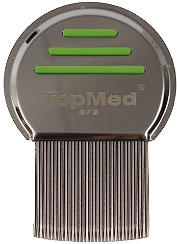 Top Med LICE Peigne à vis en acier Aiguille spirale 1 pièce