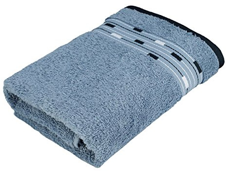 frottana Magic shower towel 67 x 140 cm made of 100% cotton, bluestone