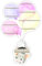 Farbklecks-Collection Musikboxregal Ballon Mäuschen - passend für Toniebox - Regal mit Platz für Box sowie 30-35 Figuren