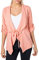 Sublevel Damen Blazer zum Binden Lässig Rose M