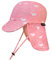 weVSwe Baby Bademütze UPF 50+ Kleinkind Sonnenhut wasserdichte Badekappe Schnell Trocknend Verstellbare Kinnriemen Rosa Wal 12-24 Monate