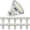 Allesgute Lot de 10 Ampoules LED MR16 GU5.3 12V, Blanc Naturel 4500K, 5W Équivalent à 45W Ampoule Halogène, Spot LED MR16 Lumineux 480LM, Angle Faisceaux 120° Ø50x45mm, Non Dimmable