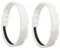 RedUp Far Infrared Negative Ions Wristband, partnerarmbänder Negative Ion Anti-Static Sports Bracelet, Lymph Drainage Magnetic Bracelet,Adjustable Silicone Sport armbänder (Weiß 2PCS)