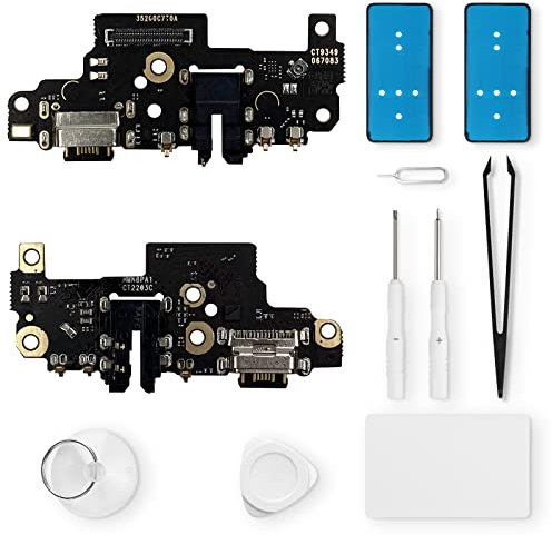 Eonpam Dock ricambi per Xiaomi Redmi Note 8 PRO Connettore di Ricarica Porta Caricatore Port Microfono Audio Jack + Kit di Riparazione Sostituzione