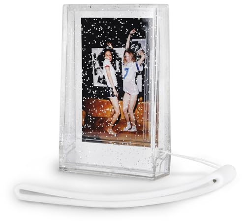 Yosuny Sofortbildkamera 3 Zoll Foto Organizer für instax mini 12/11/9/7S, LIplay/Link/Polaroid Snap/Snap Touch, einfach zu transportieren, aufzubewahren und anzuzeigen. (1PC, Glitzer)