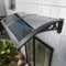 Grey Modern Polycarbonate Cover,Window Awning Front Door Canopy,Patio Porch Awning,Sun Shetter,Outdoor Window Rain Shelter Cover,UV Rain Snow Protection Garden Awning (60x150cm/24x59)