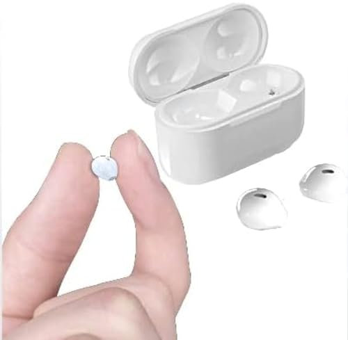 Cuffie Invisibili Mini Bluetooth 5.1 Auricolare Micro Auricolari Wireless Nascosti con Microfono E Custodia di Ricarica, Cuffie Touch Play per Lo Sport Durante Il Sonno,Pleasant63