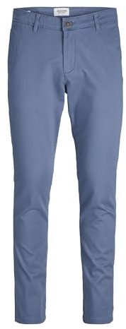 Jack & Jones Jpstmarco Jjbowie Noos Pantalon Chino pour Homme, Bleu Chine., 29W / 34L