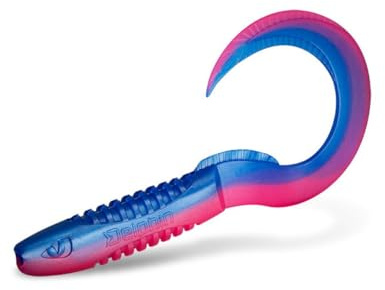 5 x 60mm Twister Lolipop Gummifisch Gummiköder Forelle Barsch Zander