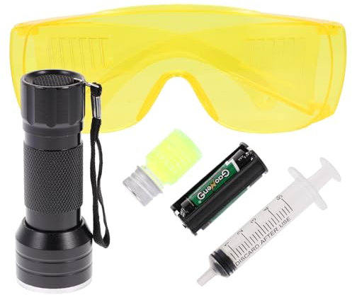 SEWOART Auto Klimaanlage Leck Detektor Satz Werkzeug Taschenlampe Prüfen Kit Lecksuchen