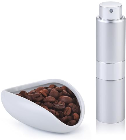 Lulupack Coffee Bean Dosing Cup with 20ML Spray Bottle, Coffee Measuring Cups & Espresso Bean Spritzer Kit