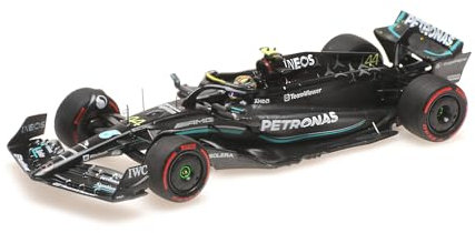 Minichamps - Mercede. W14 Lewis Hamilton 2nd Spain GP 2023 F1 - 1/43 Mastab - Modellauto - Auto - Sport - Erwachsene - F1 Fans, Erwachsene - Mnnlich