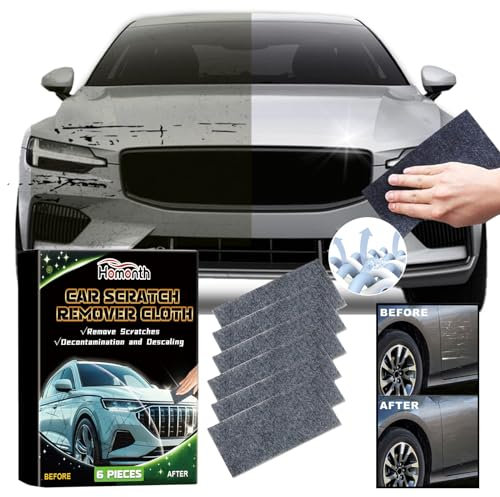 Changtai Nano Sparkle Tuch 6pcs, Nano Sparkle Cloth für Auto Kratzer Entfernen Reparatur, Nanomagic Tuch Car Scratch Remover für Reparatur von Leichten Kratzfarben Lackpflege Autoreinigung