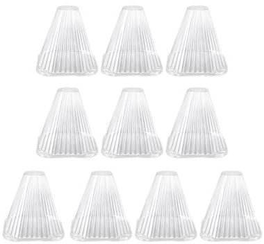 Qianly Garden Cloche Plants Protector Clear Large Plant Bell Cloches Plant Dome Bell Cover for Garden Greenhouse Plants Fruits Planter (Clear-10P)