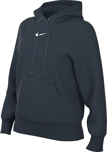 Nike Damen Phnx Std Kapuzenpullover, Armory Navy/Sail, L