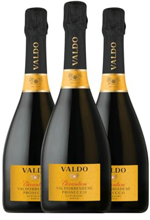 Valdo Elevantum Spumante Glera Prosecco di Valdobbiadene Superiore di Cartizze 75 cl Weißer Sekt (Karton mit 3 Flaschen von 75 cl)