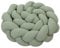 babybay Baby Kuschelschlange Waffelpiqué (Made in EU) - Kuschelschnecke in vielen Farben und Größen, Nackenrolle, Kopfschutz für Wickeltisch (jadegrün, 280cm)