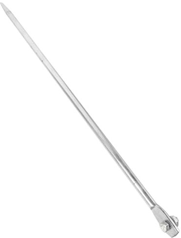 Holibanna Tige De Mise Terre Fer Galvanisé Piquet Pour Câblage Électrique Accessoire De Fixation Et Protection La Foudre Pour Installations Extérieures