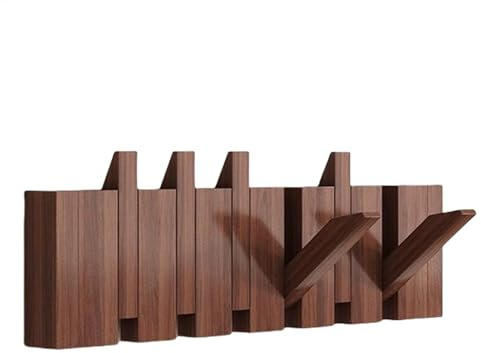 jamgeery Holzgarderobe zur Wandmontage, Klavierdesign Garderobenleiste Garderobenhaken Kleiderhaken für Flure, Garderoben, Schlafzimmer und Badezimmer
