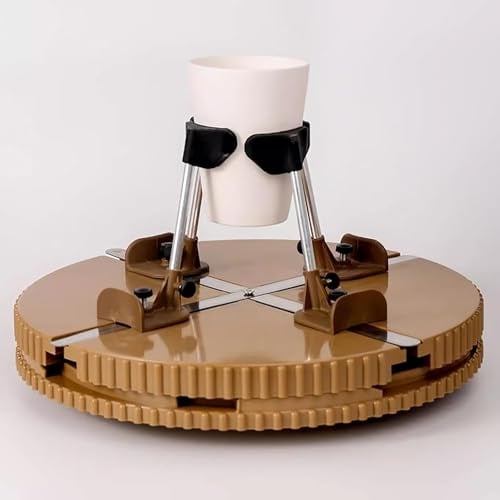 Ceramics-trimmspinner, Verstellbare Töpfertable-klemme Mit 4 Stützen, Reparaturwerkzeuge Für Potteradrad-bildhauerei, Einfaches Zentrieren, Fits Turntable-Durchmesser 26-36 cm, Ideal Zum Handwerk