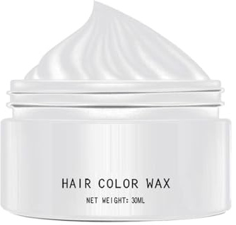 Cera para Cabello de Color - 3cl Color Temporal,Tinte Lavable para Niños Adolescentes Hombres Mujeres Fiestas Halloween Cosplay Club