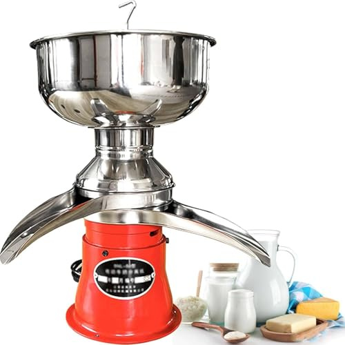 DRFGHK Electric milk centrifuge separator, cream electric butter separating machine, goat skimmed cow skimmer