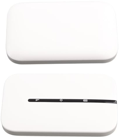 SIXRUN 4G WiFi Router with SIM Card Slot, Portable 1500mAh 4G LTE Router Supporting 10 Users for Phone, Tablet, and PC