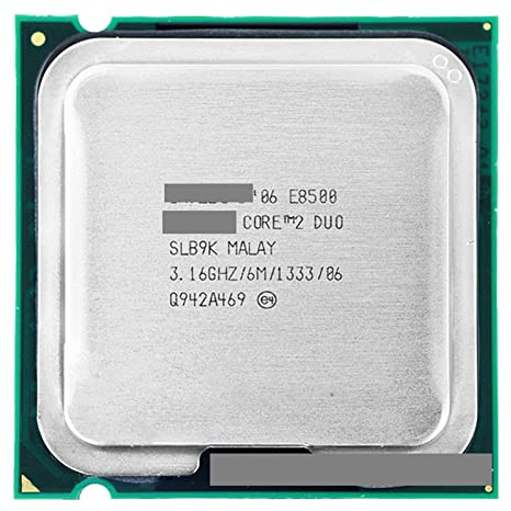 Processeur E8500 c 2 Duo CPU (3,16 GHz/6 M/1333 GHz) Socket LGA 775